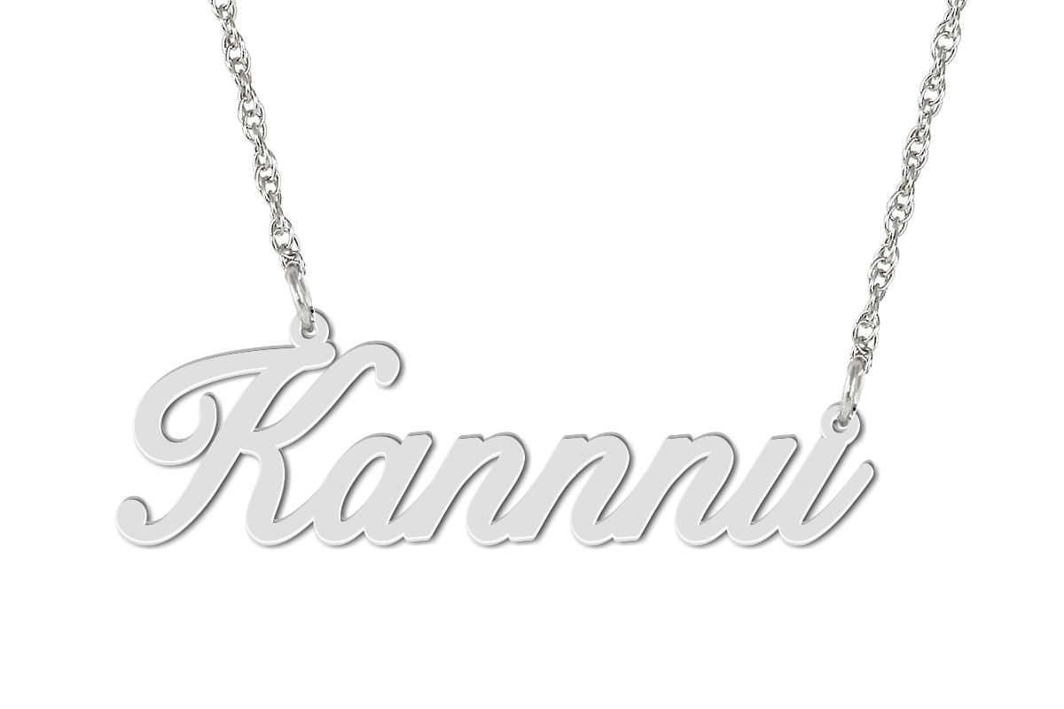 Personalized Script Name Necklace (1 Line)